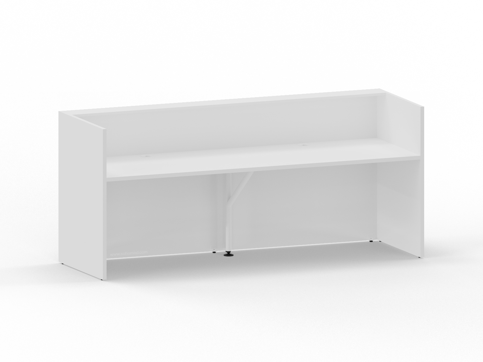 PL169NTT GALLERY DESK- WHITE