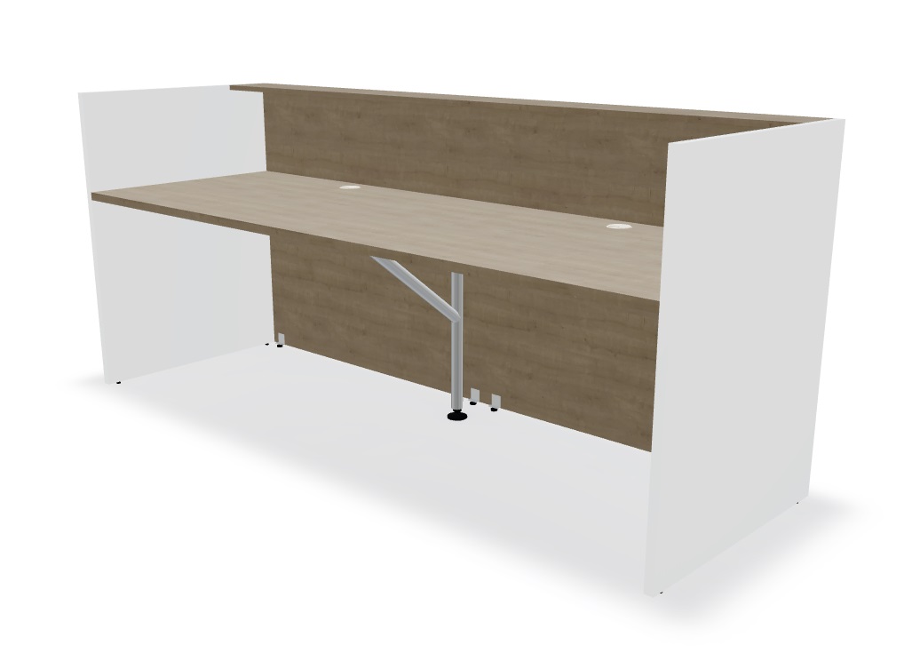 Tera Straight Reception Desk by MDD