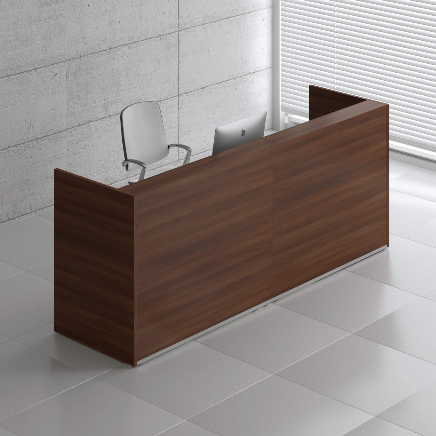 Tera 97" Reception Desk