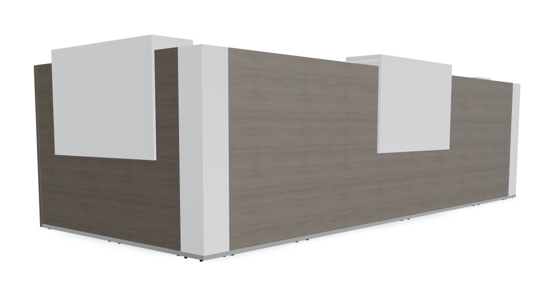 Tera 159" U-Shape Large Reception Desk