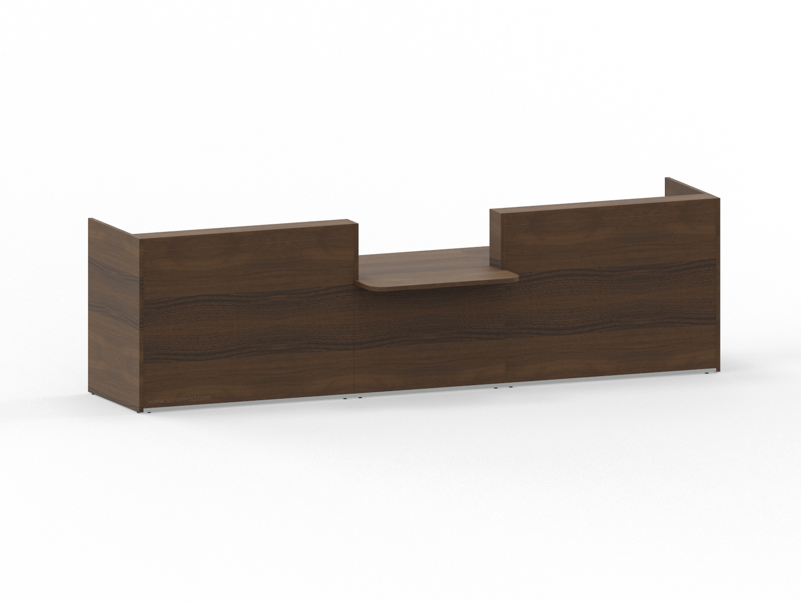 Tera 151" Straight Large Reception Desk