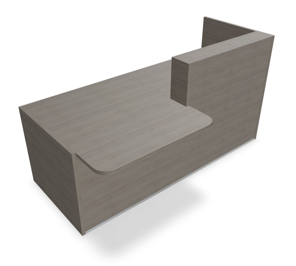 Tera 81" Straight Small Reception Desk by MDD