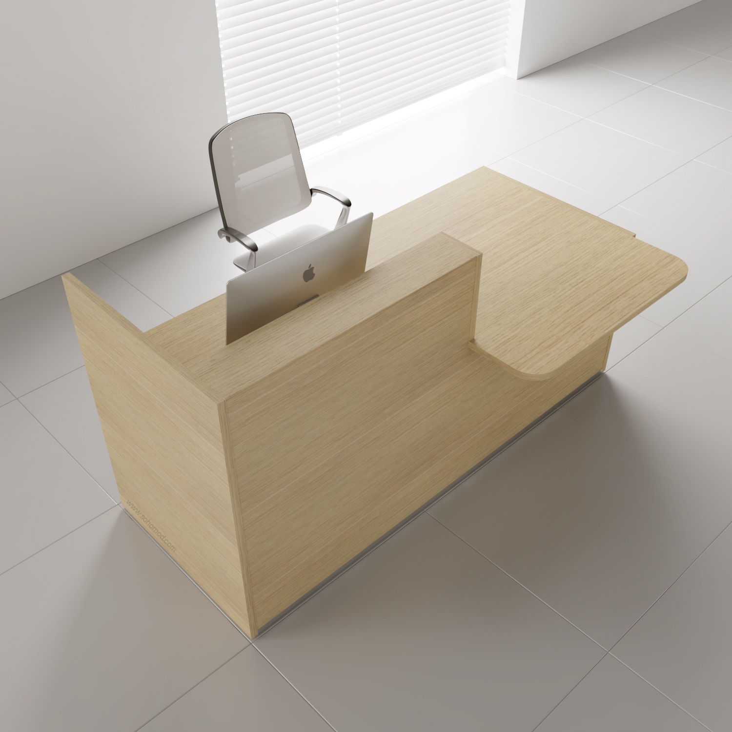 Tera 81" Reception Desk