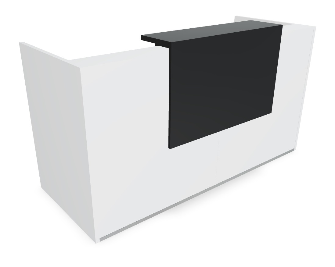 Tera 81" Straight Reception Desk w/Light Panel