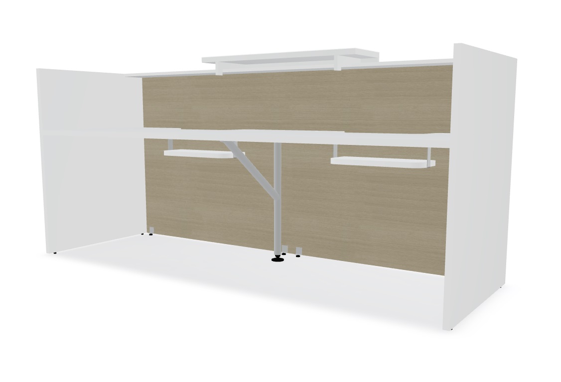 Tera 96" Straight Reception Desk by MDD Office Furniture