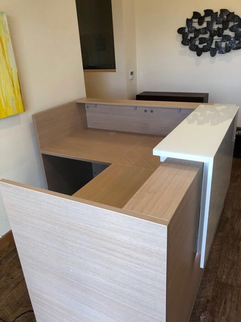 Tera 72" L-Shaped Medium Reception Desk