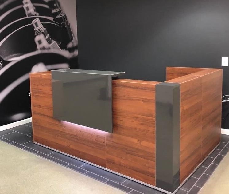 Tera 88 & L-Shape Medium Reception Desk MDD  