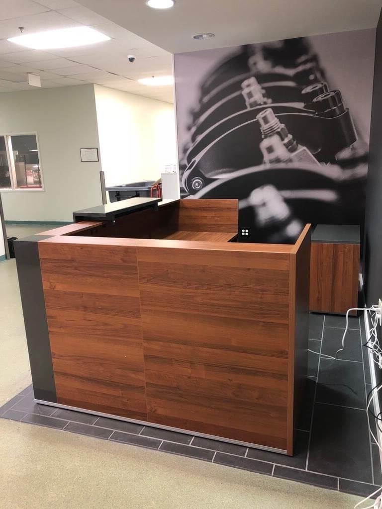 Tera 88" L-Shape Medium Reception Desk