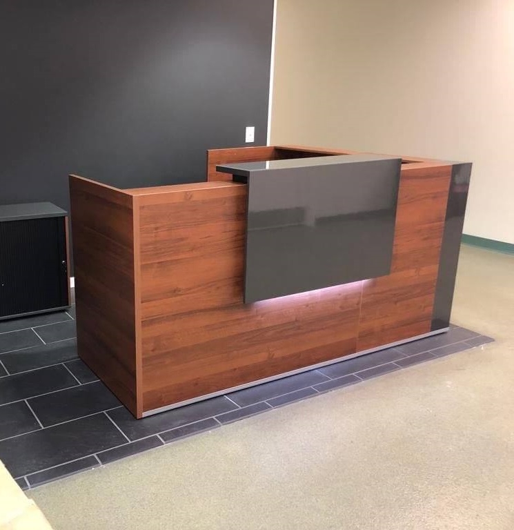Tera 88" L-Shape Medium Reception Desk by MDD