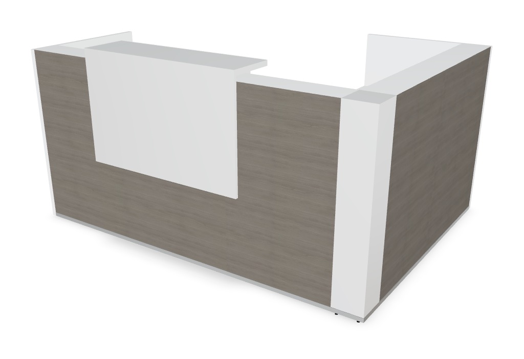 Tera 88" L-Shape Medium Reception Desk by MDD