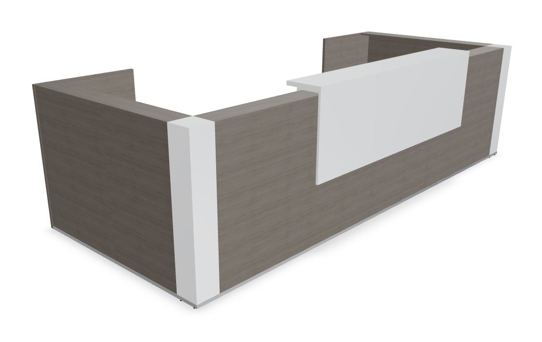 Tera 159" U-Shape Large Reception Desk by MDD Office Furniture