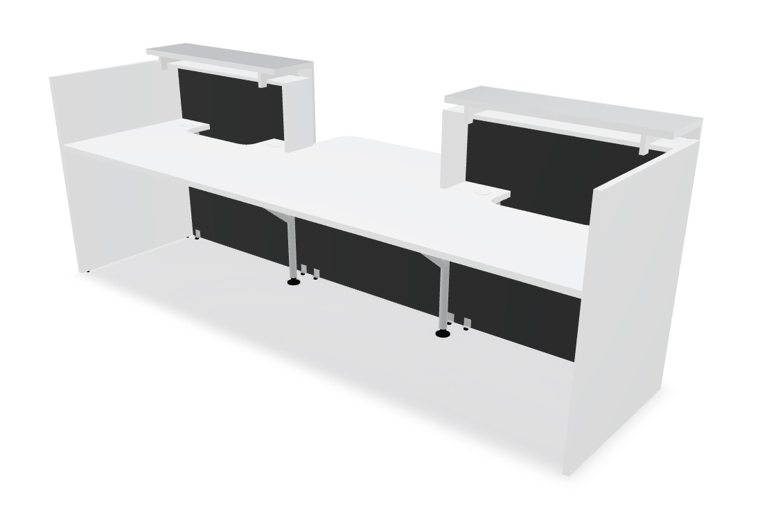 Tera Series 120" Reception Desk ADA Compliant Design by MDD