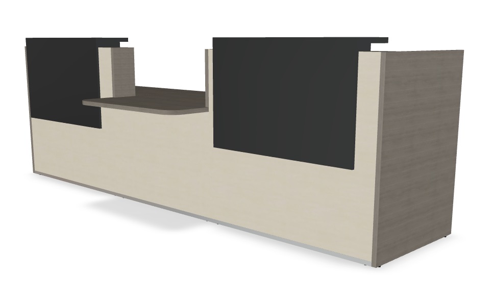 MDD Tera 136 & Straight Large Reception Desk