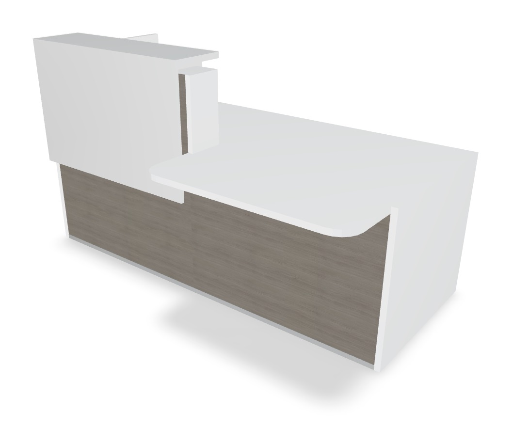 MDD Tera 81" Straight Small Reception Desk