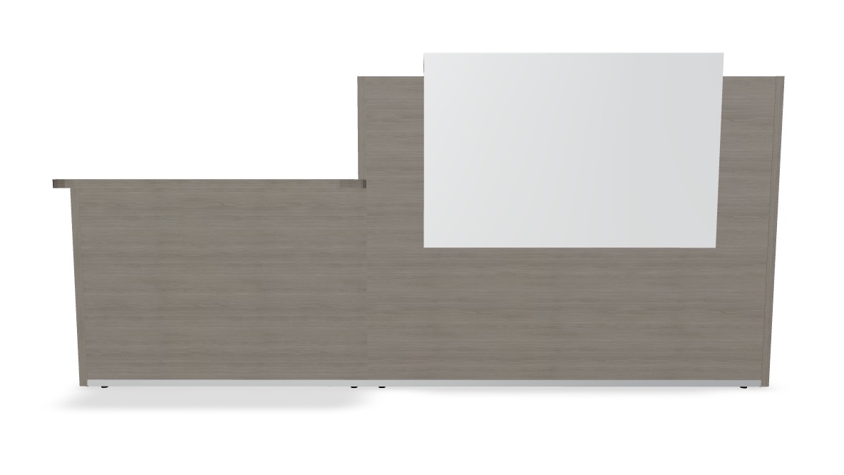Tera 96" Straight Reception Desk w/Counter Top