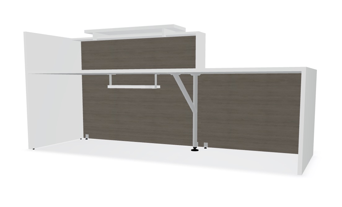 MDD Tera 96" Straight Reception Desk