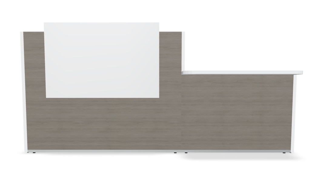 Tera Series 96" Medium Reception Desk Left ADA Top by MDD