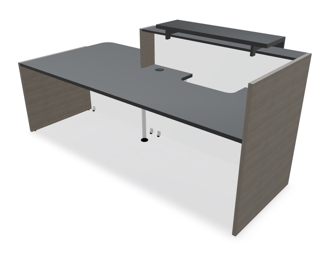 Professional Tera 96" Reception Desk ADA Compliant by MDD Office