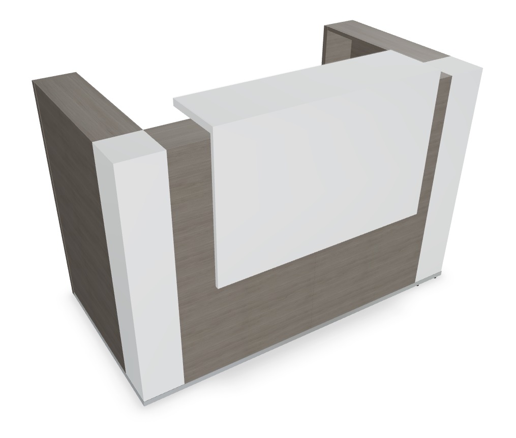 MDD Tera 64" Straight Small Reception Desk