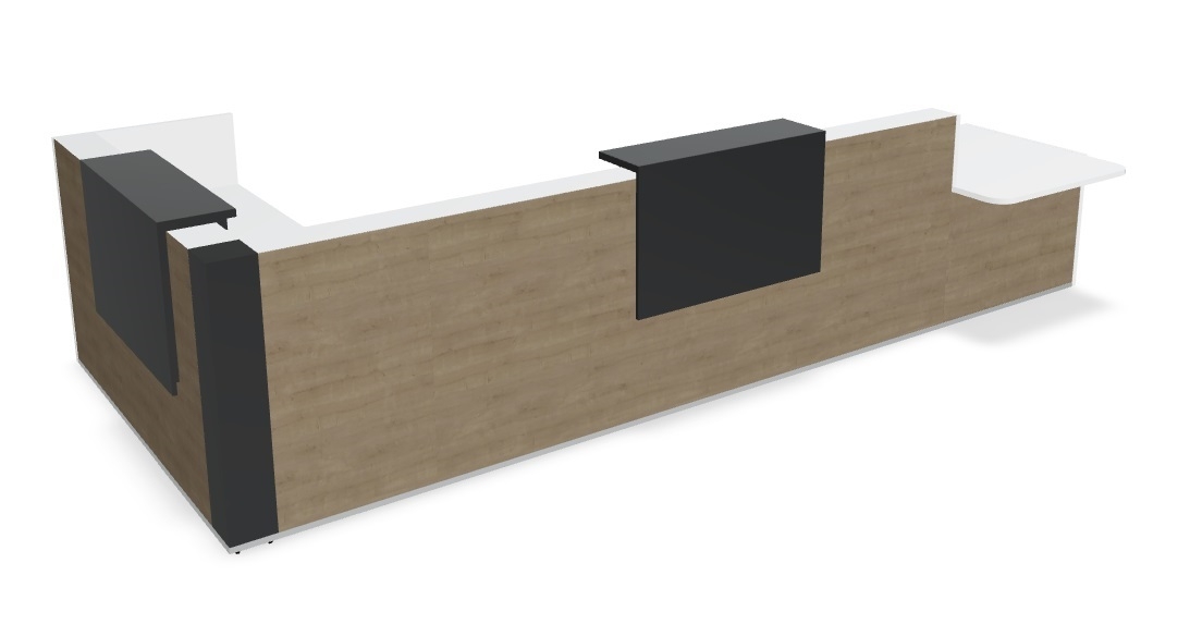 MDD Tera 179" U-Shape Large Reception Desk by MDD