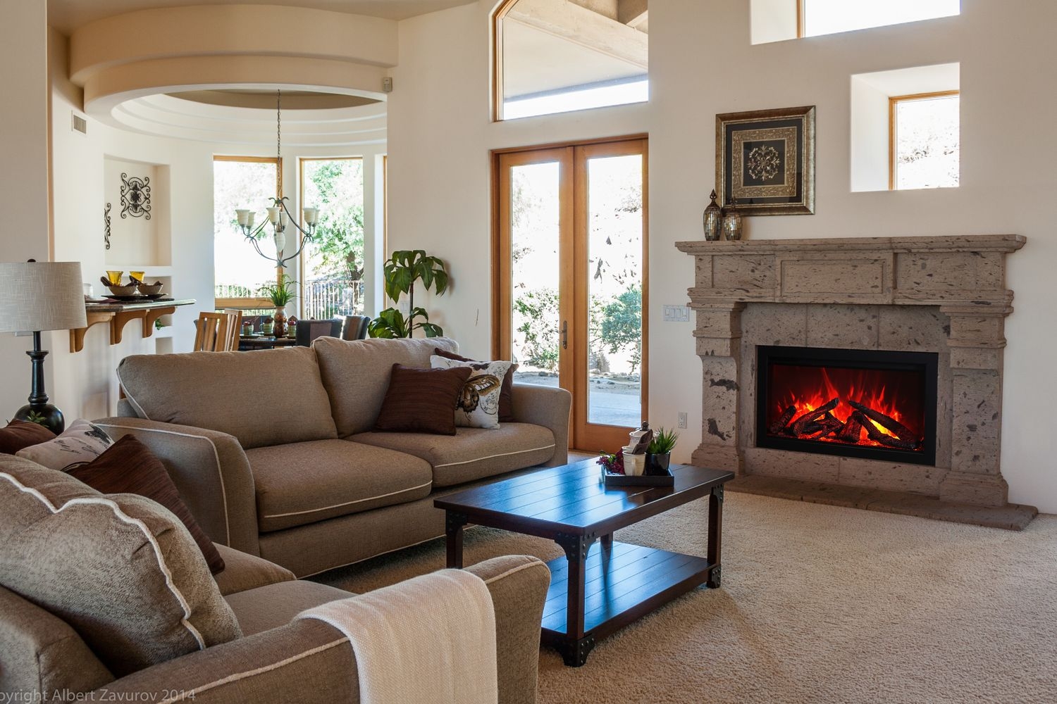 TRD 44" Traditional Series Electric Fireplace