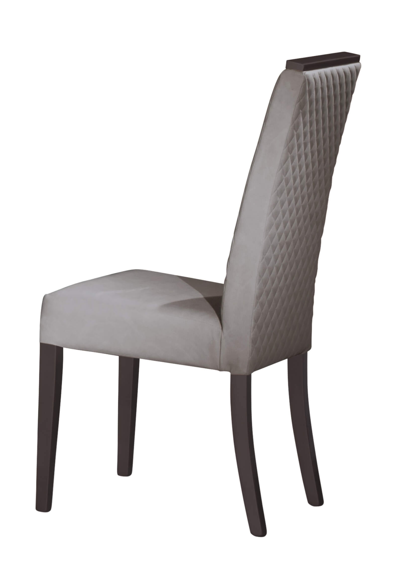 Travertine Wood Veneer/Leatherette Extendable Dining Set