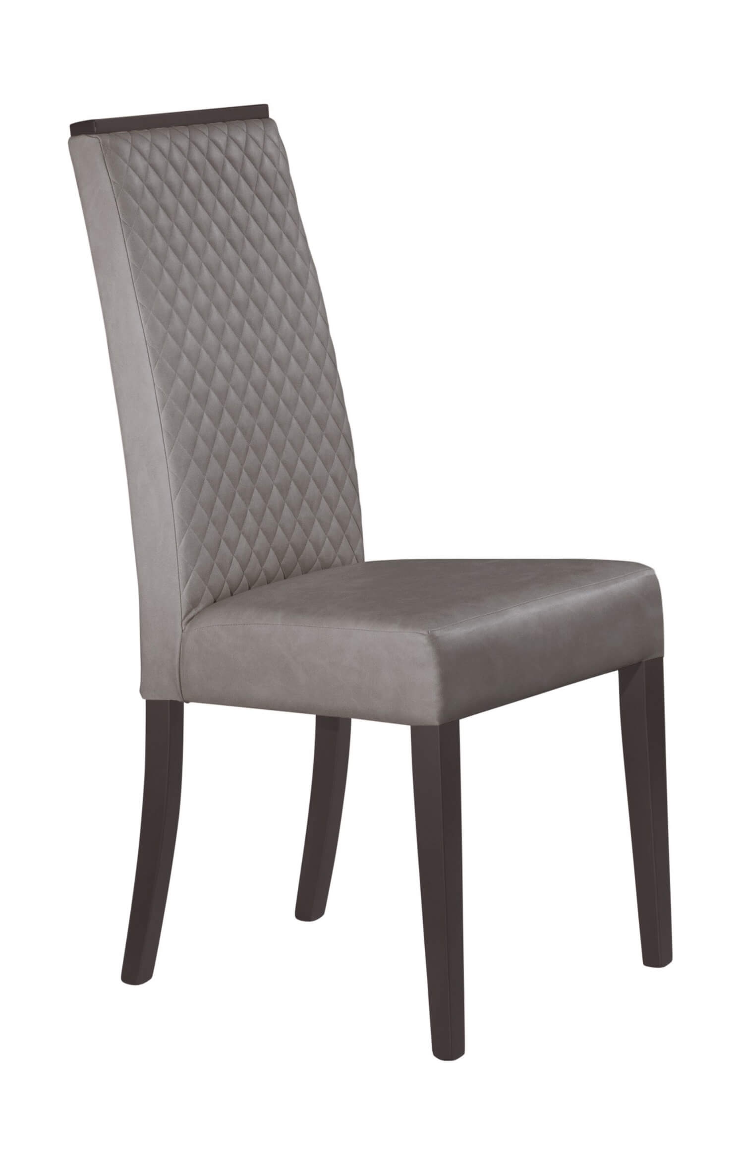 Travertine Wood Veneer/Leatherette Extendable Dining Set