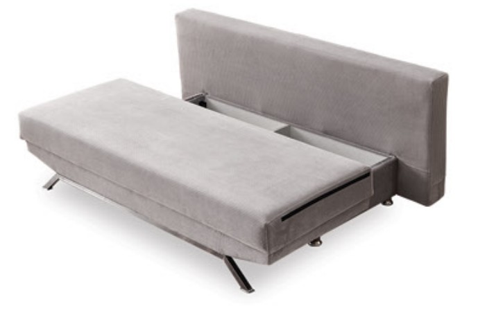 Trendy Polyester Convertible Storage Living Room Set