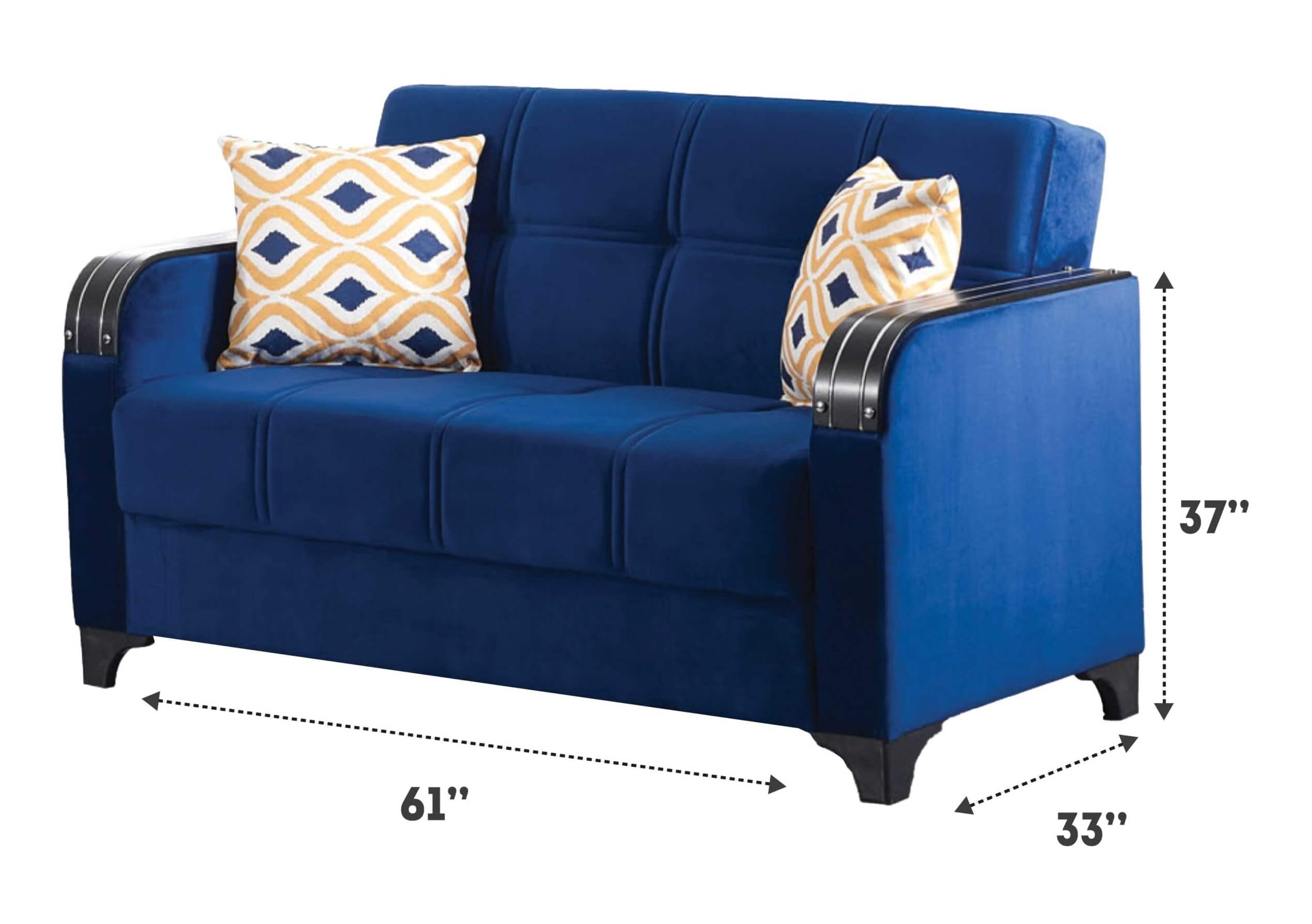 Trenton Fabric Storage Sleeper Living Room Set