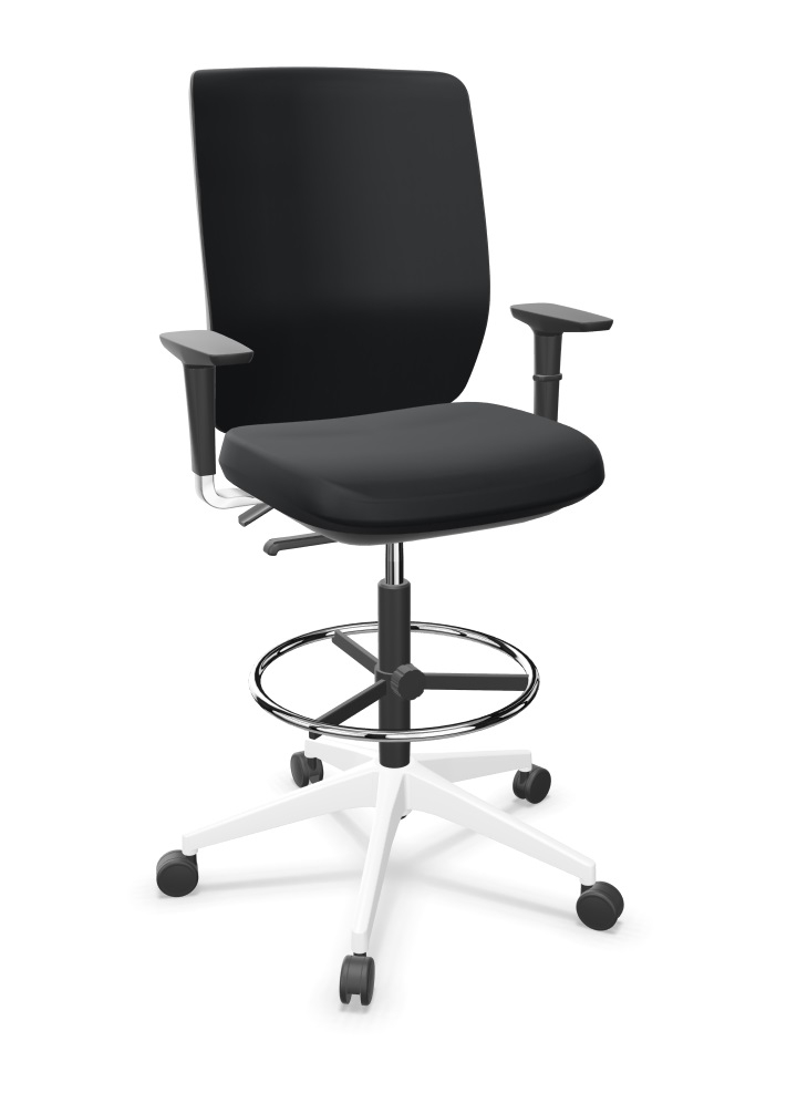 Trim Series 50 Gaslift/Synchro Adjustable Swivel Draughtsman Office Chair