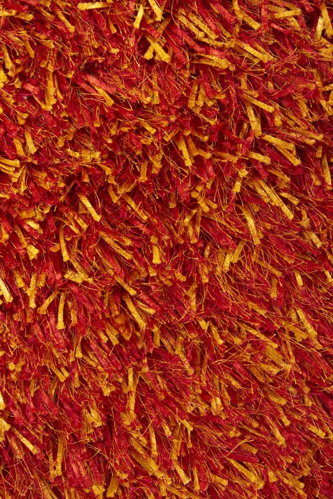 Tulip Polyester Rectangular Handmade Rug, 5' x 7'6"