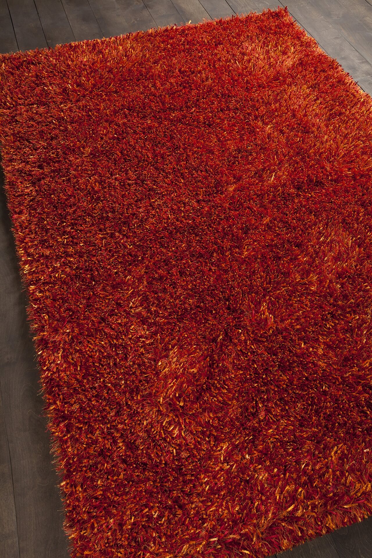 Tulip Polyester Rectangular Handmade Rug, 5' x 7'6"