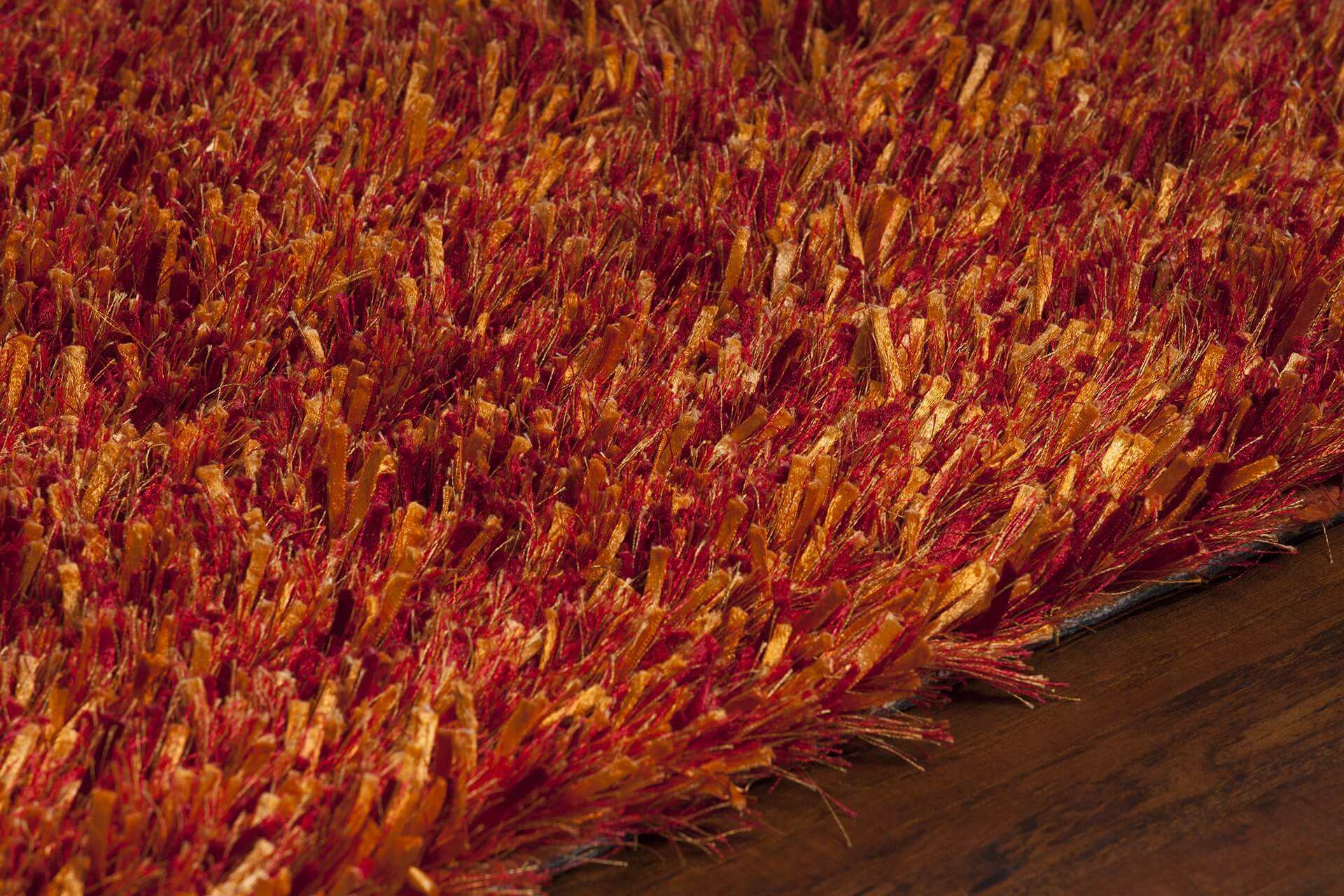 Tulip Polyester Rectangular Handmade Rug