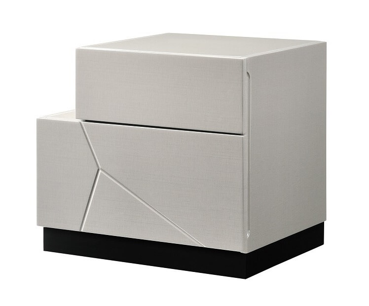 Turin Modern Lacquer Left Nightstand