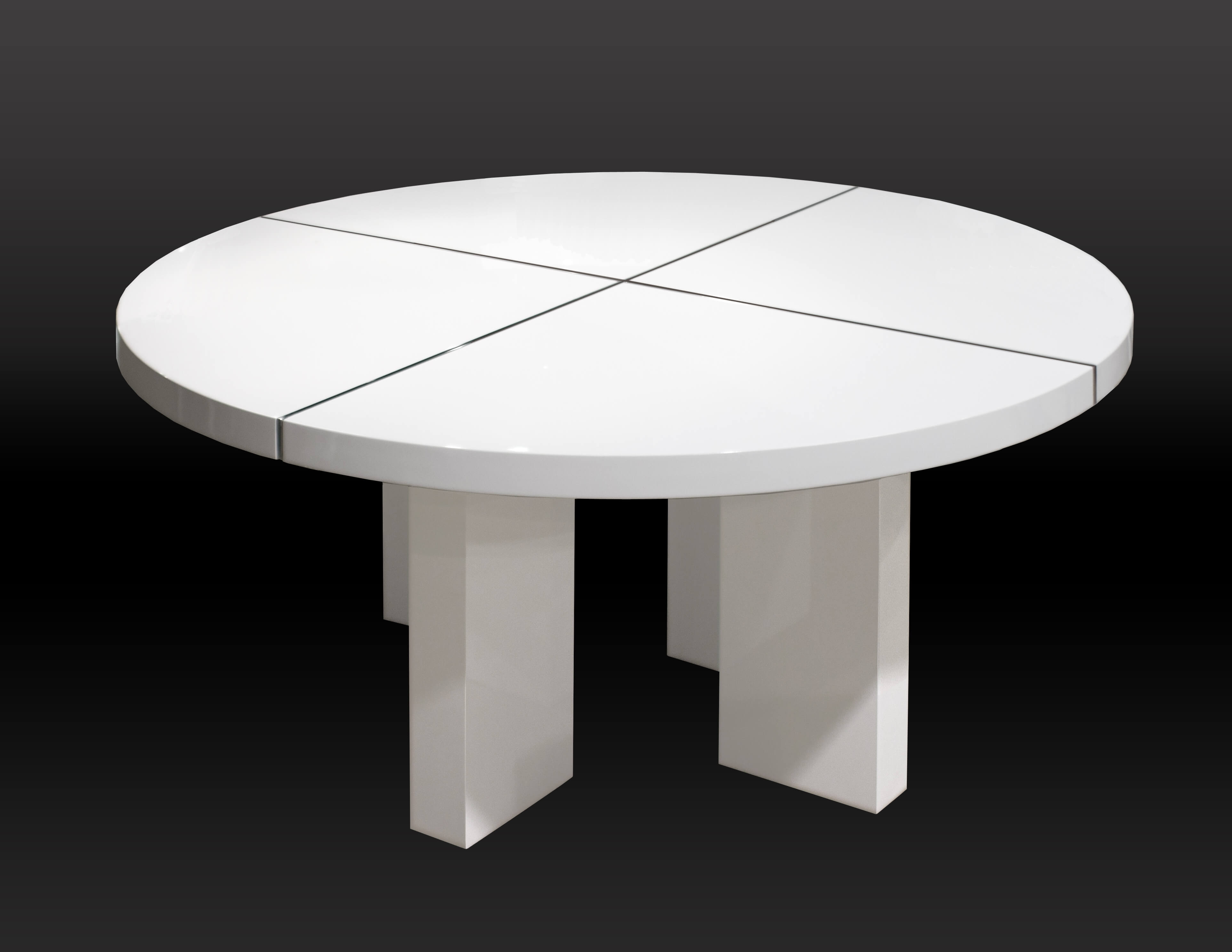Turno Lacquer/Leather Dining Room Set by Sharelle Furnishings