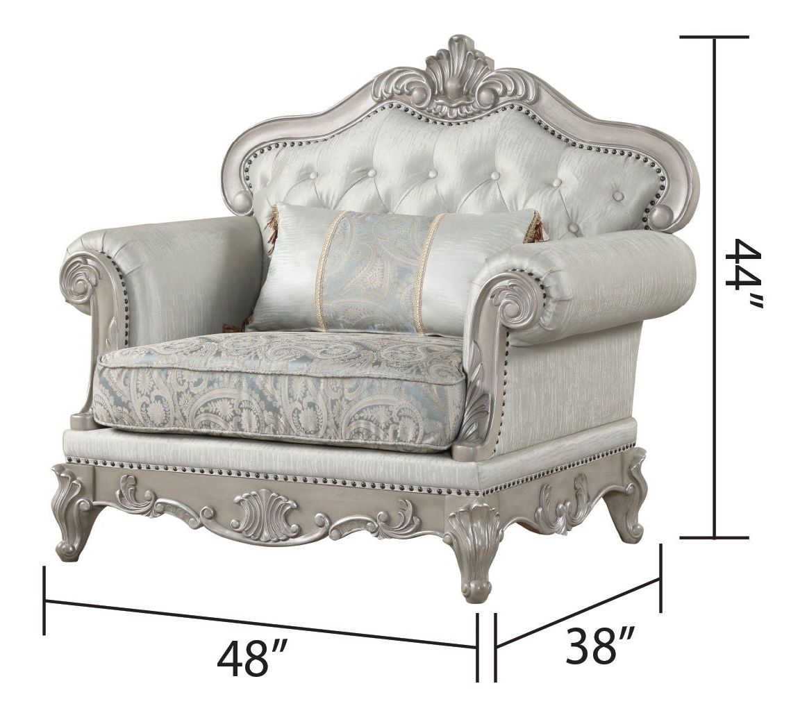 Tuscan Velvet Living Room Set