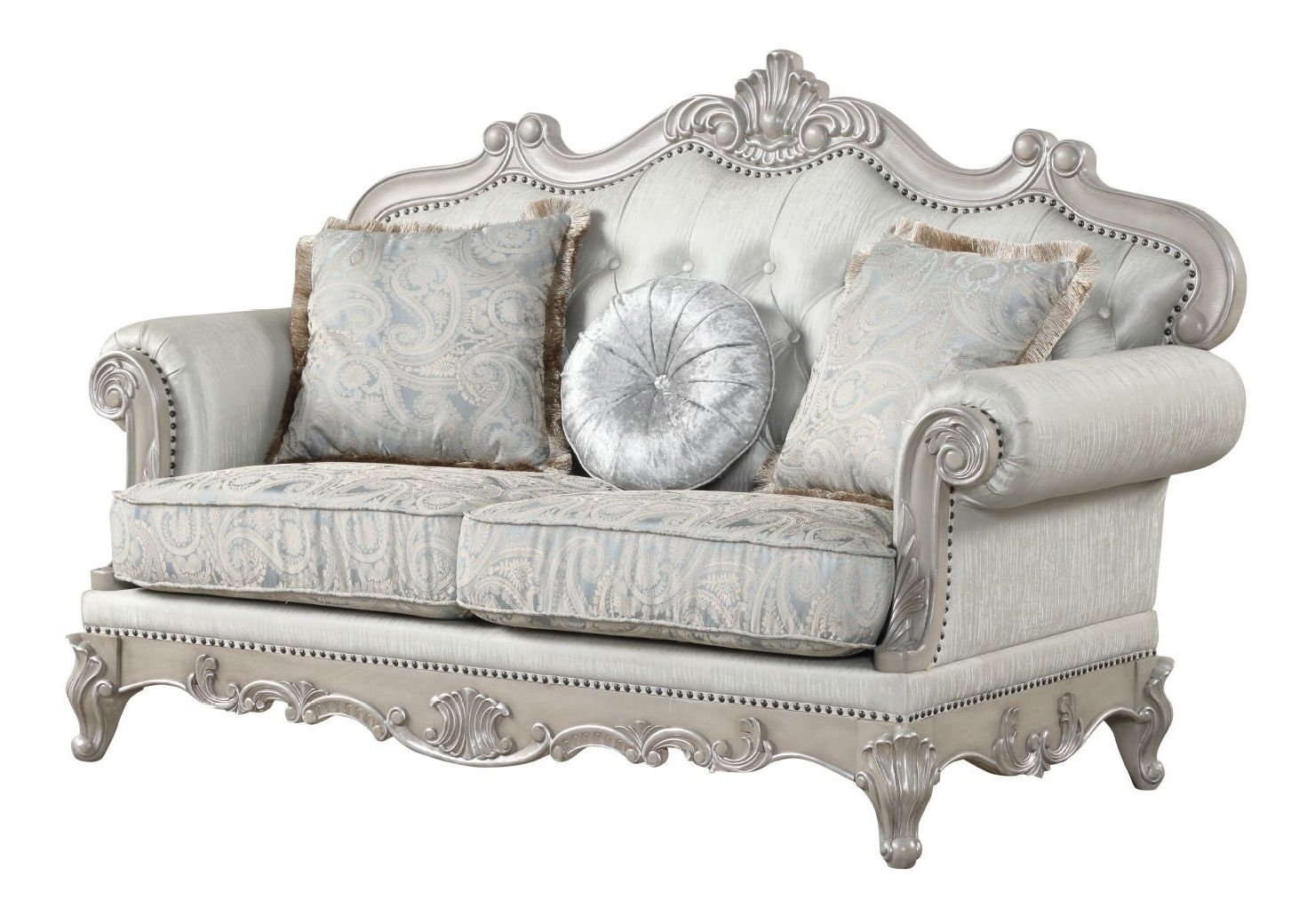 Tuscan Velvet Living Room Set