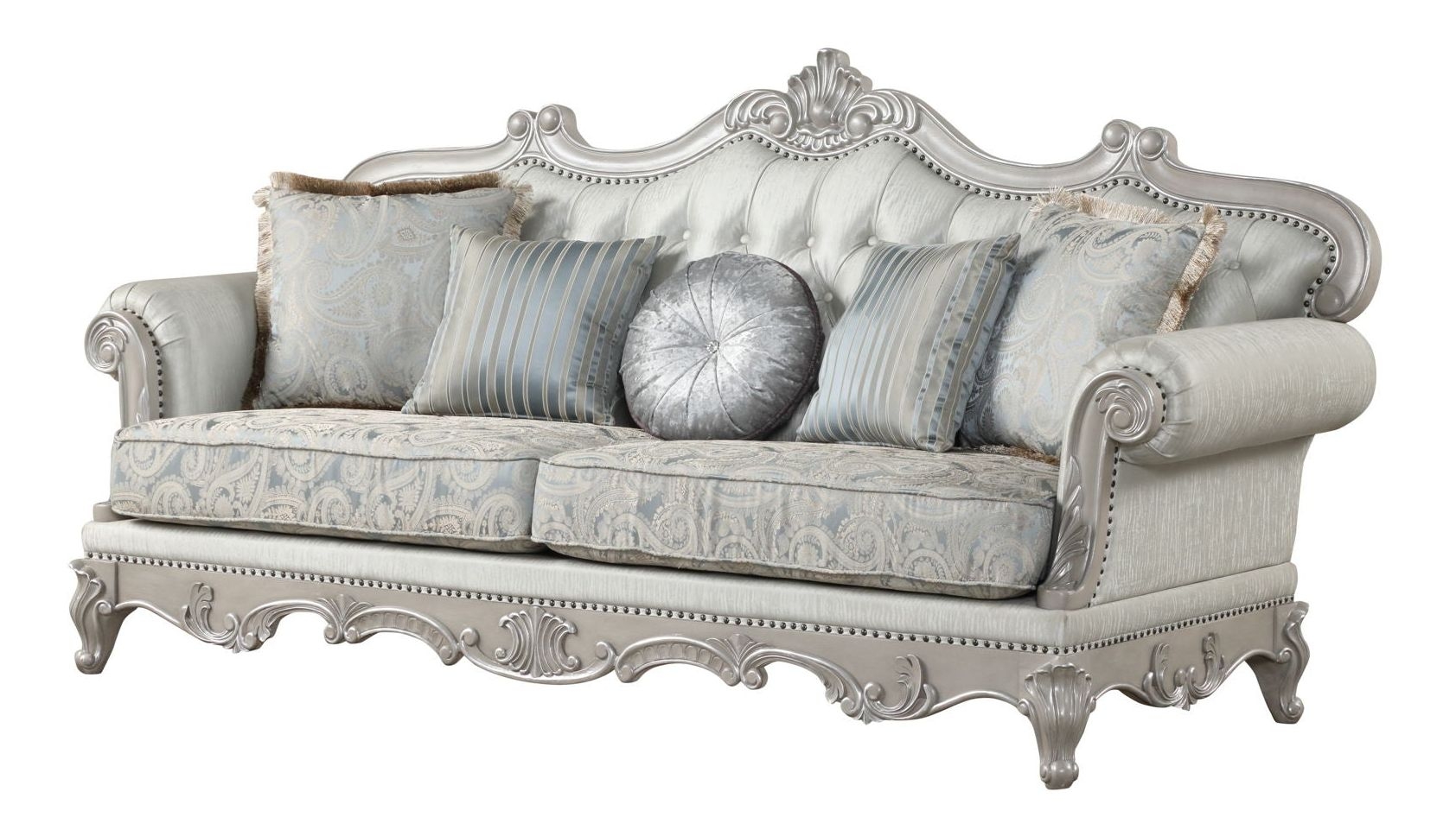 Tuscan Velvet Living Room Set