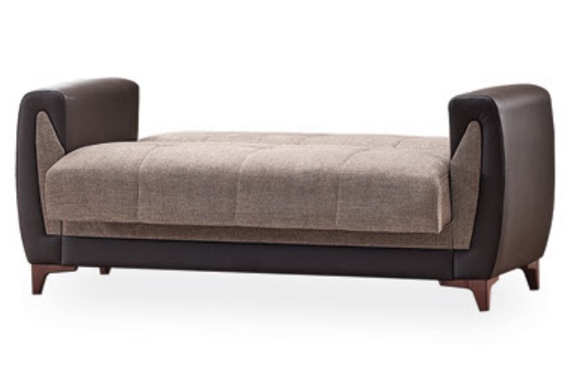 Tuxedo Polyester Convertible Storage Living Room Set