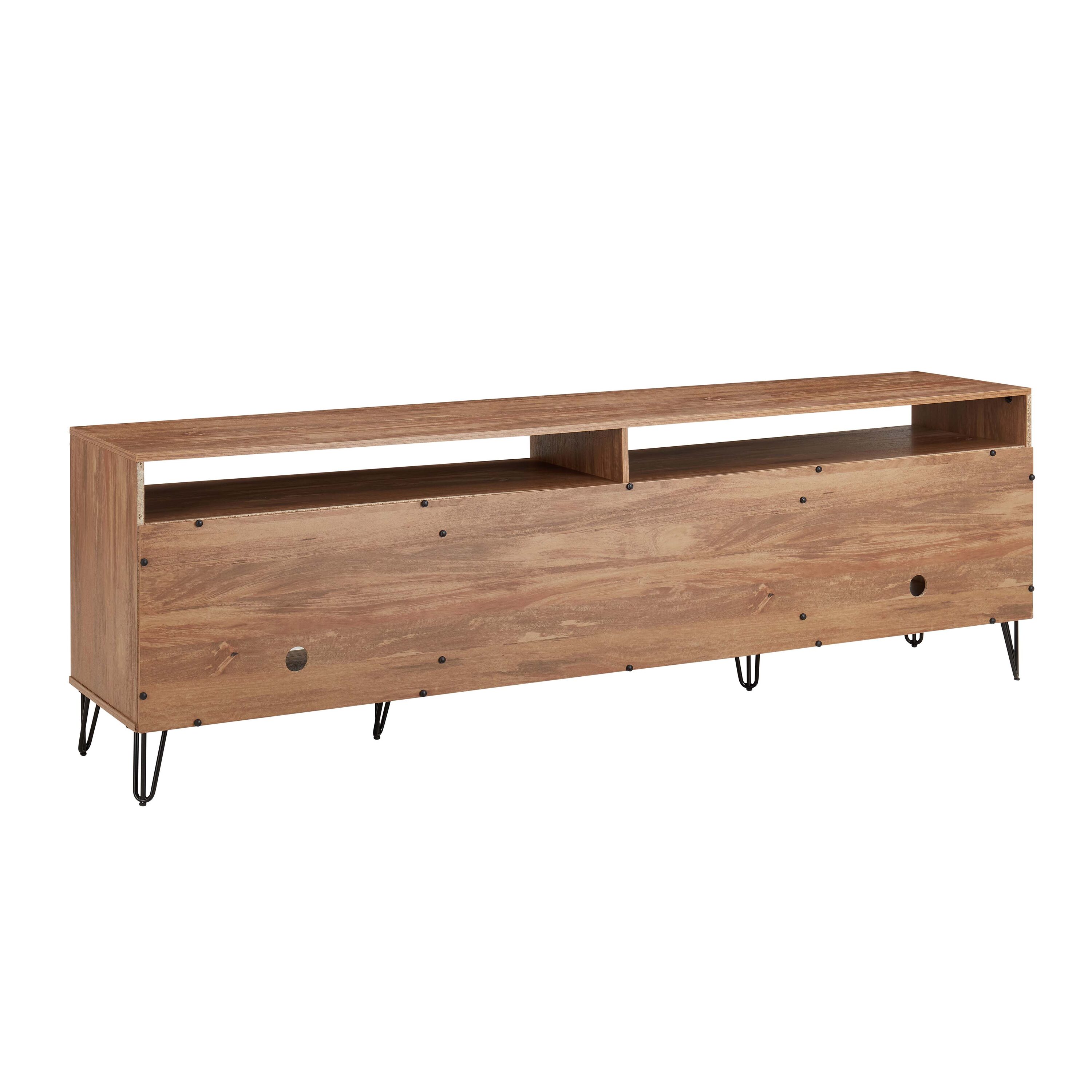 DUMBO 85-inch TV Stand w/6 Shelves & 2 Drawers 