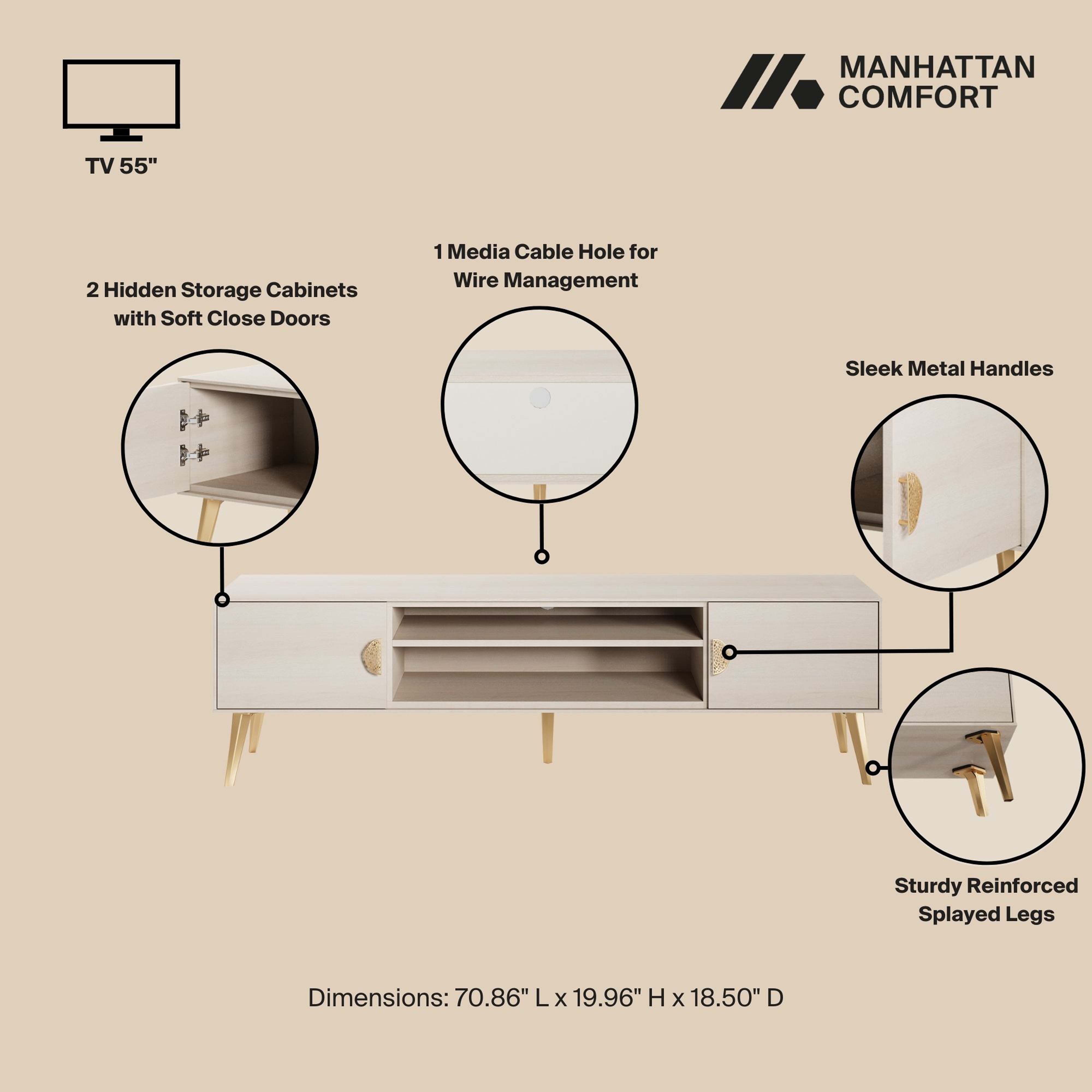 Haley 70.9-inch TV Stand 