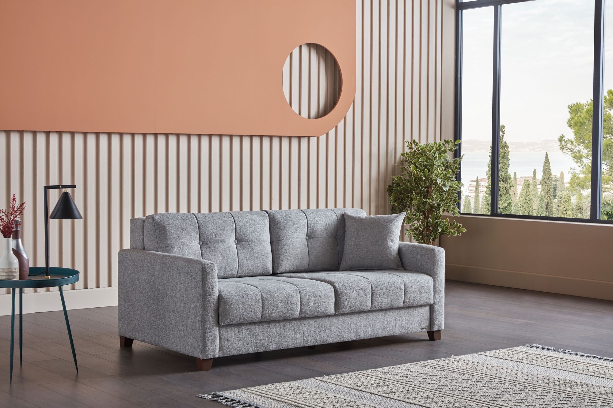 Twinsoft Fabric Queen Size Sofa Bed