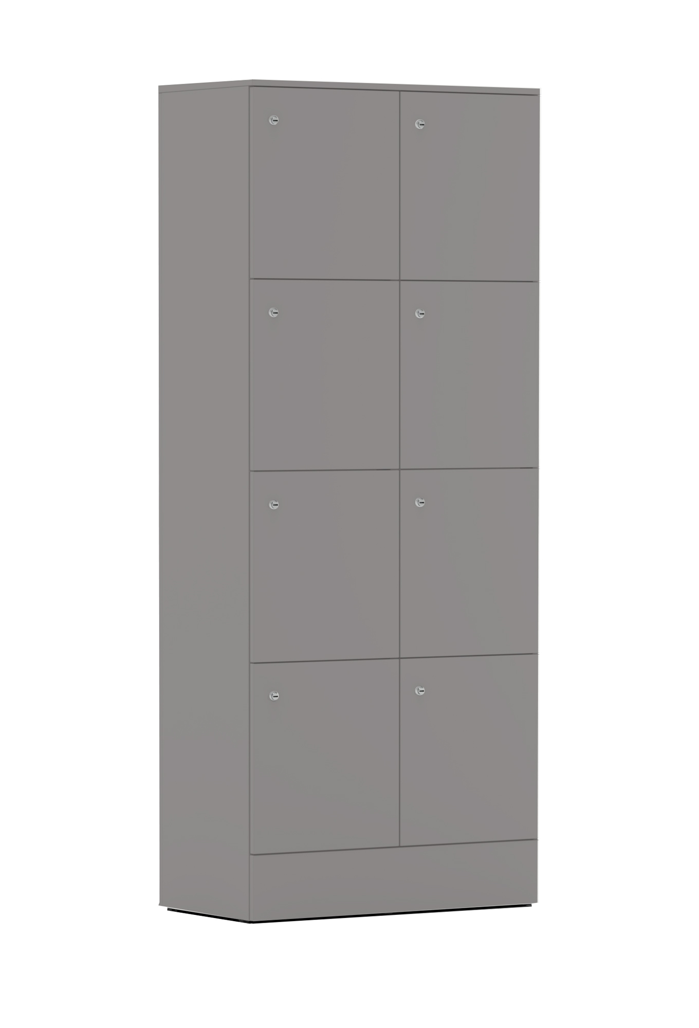 Locker S20 2x4 Office Storage w/Lock & Plinth by Actiu