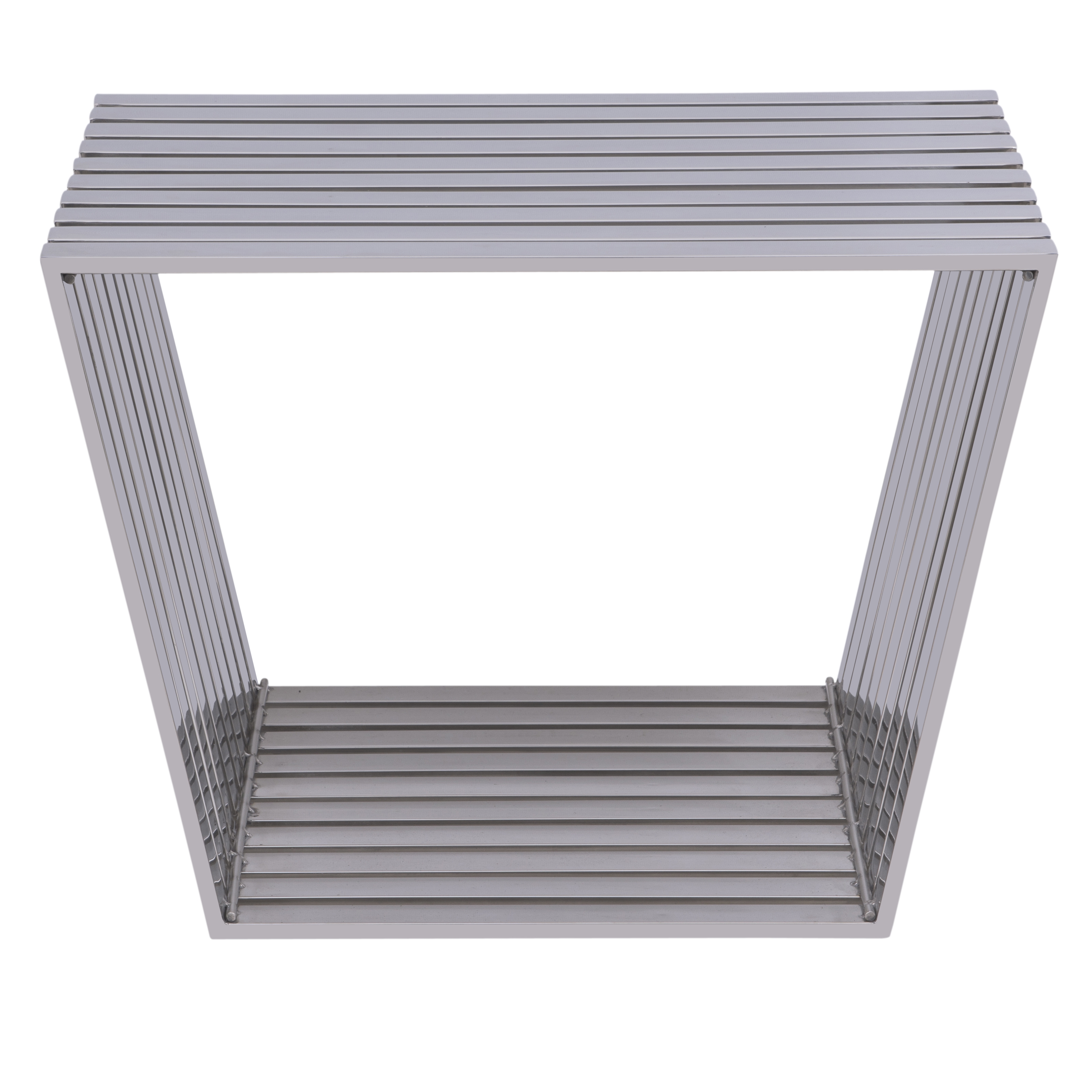 Trapezium Stainless Steel Bench