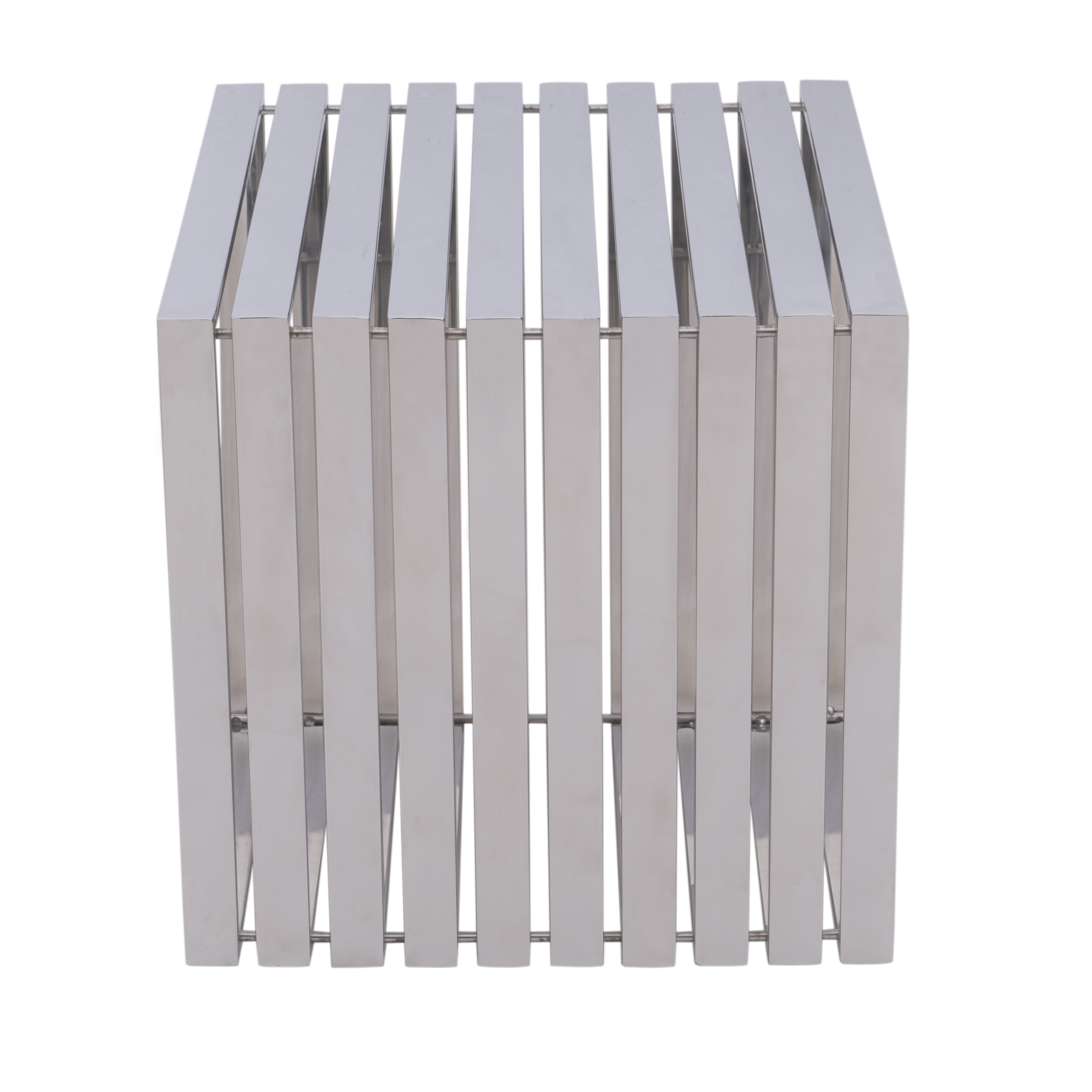 Trapezium Stainless Steel Bench