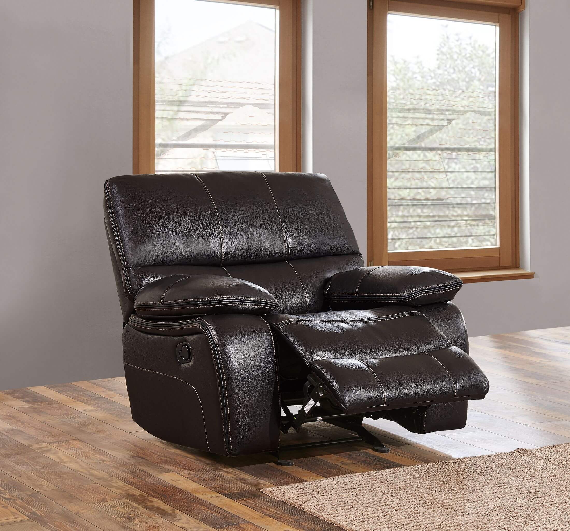 U0040 Leather Air Reclining Living Room Set