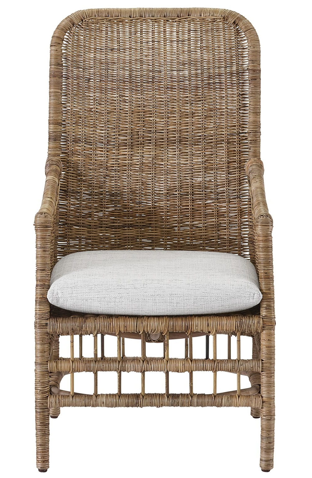 Irving Fabric/Wood Arm Chair