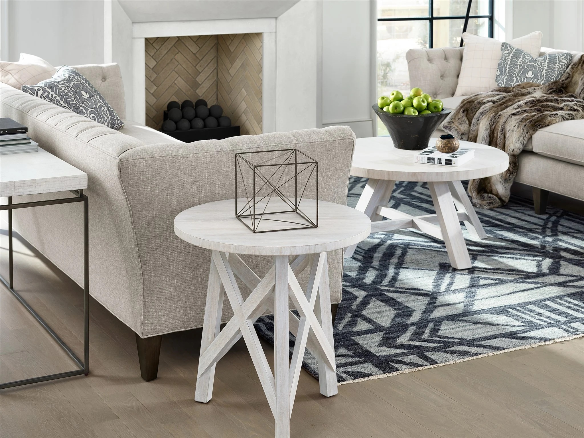 Cricket Wood Round End Table