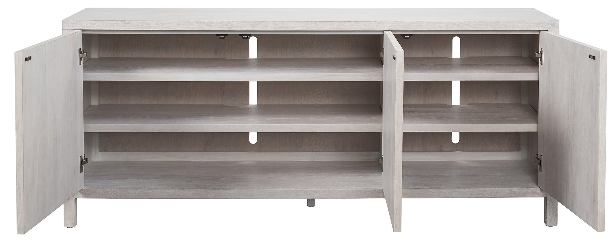 Sadie Wood TV Credenza Stand w/3 Doors