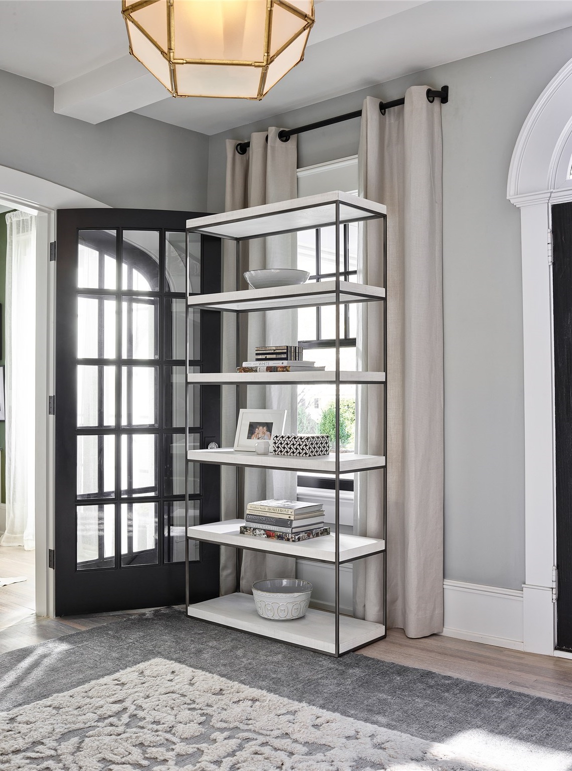 Braxton Etagere Wood/Metal Shelf